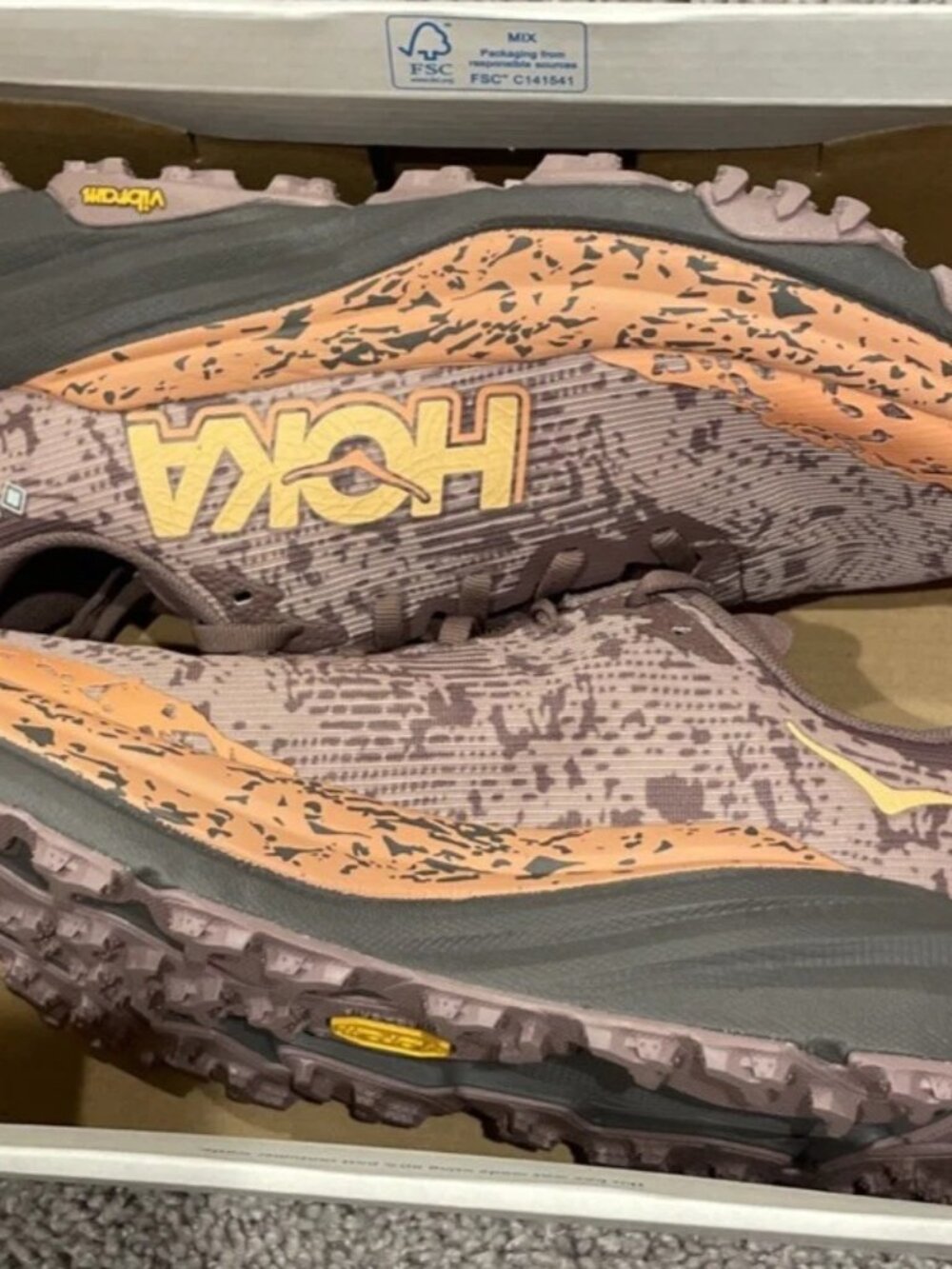 Hoka One One Speedgoat 6 GTX Low Womens Size 9.5 B Running Shoes Hiking Quartz